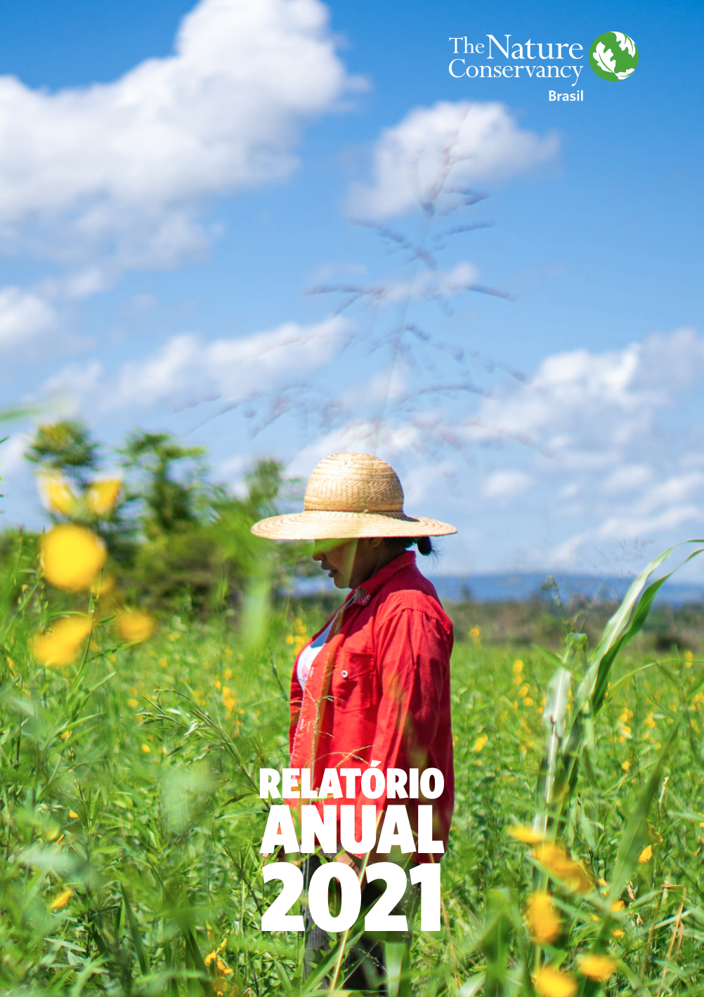 produtora rural em área de restauração.